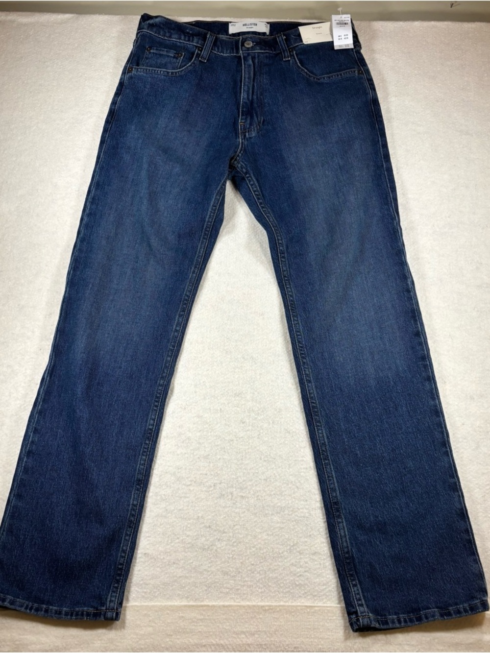 Hollister Women’s Straight Stretch Dark Wash Jeans 32x32 NWT